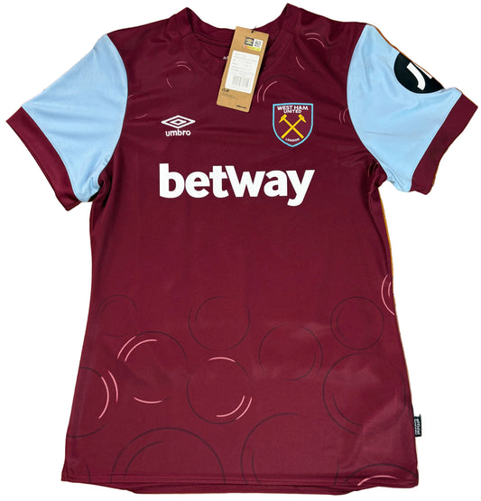 West Ham 2023/24 Home Umbro Football Shirt Large (W) Gorry 22