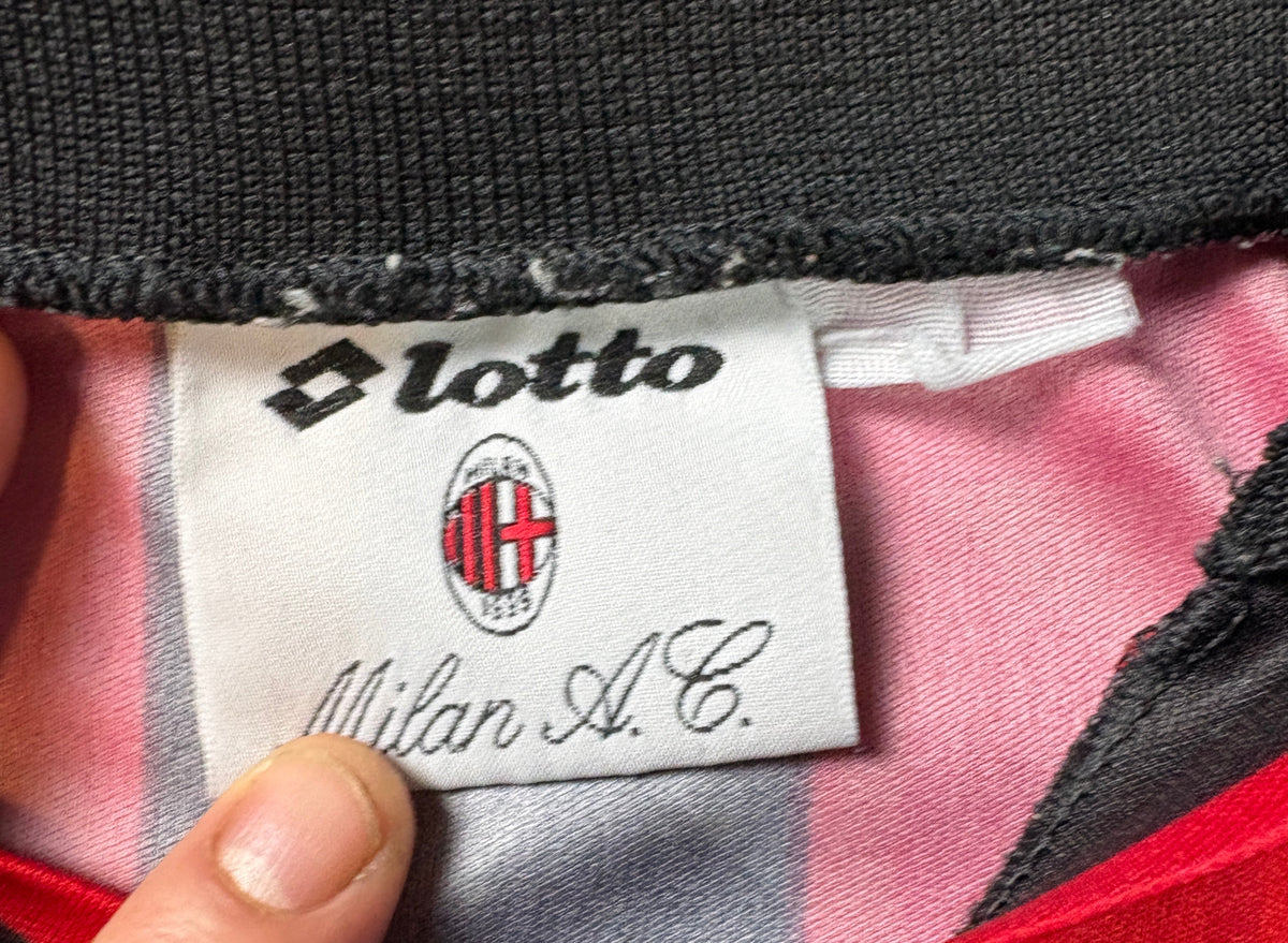 Ac Milan 1993/94 Home Lotto Football Shirt Medium