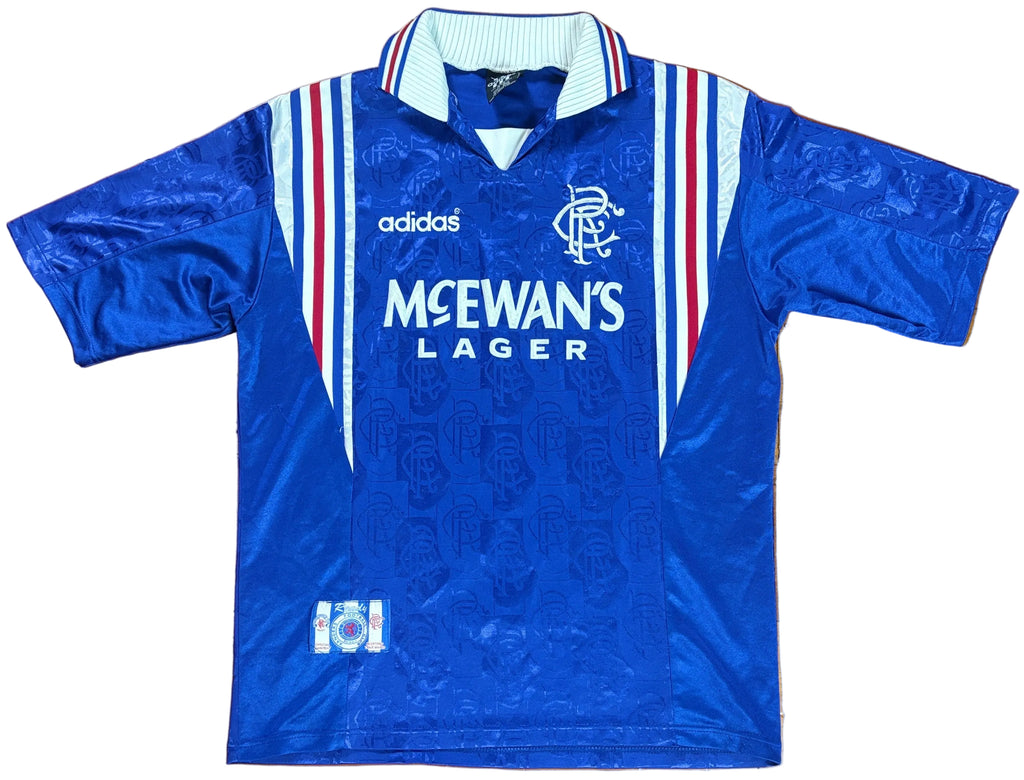 Rangers 1996/97 Home Adidas Football Shirt Medium