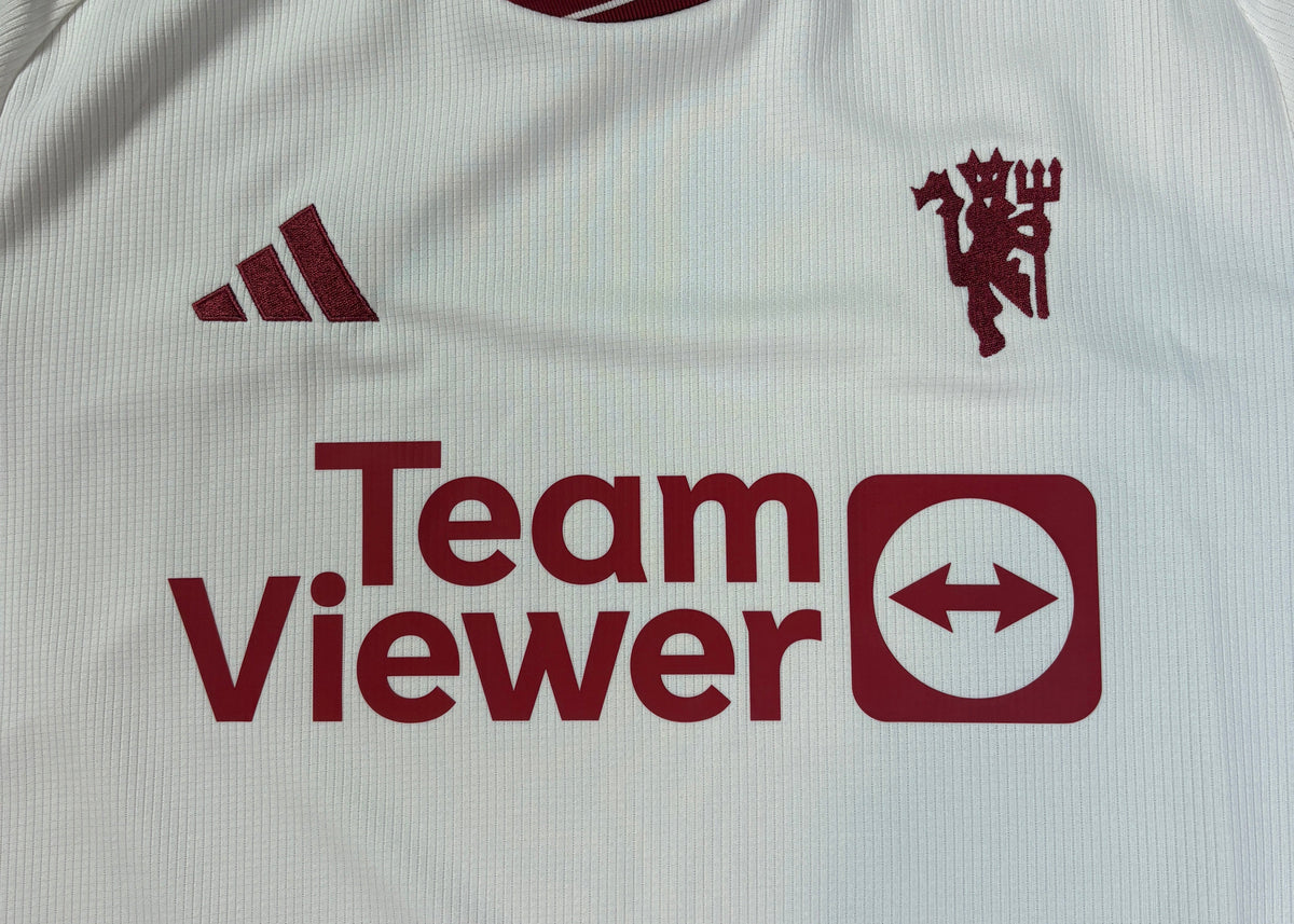 Manchester United 2023/24 Away Adidas Football Shirt Large