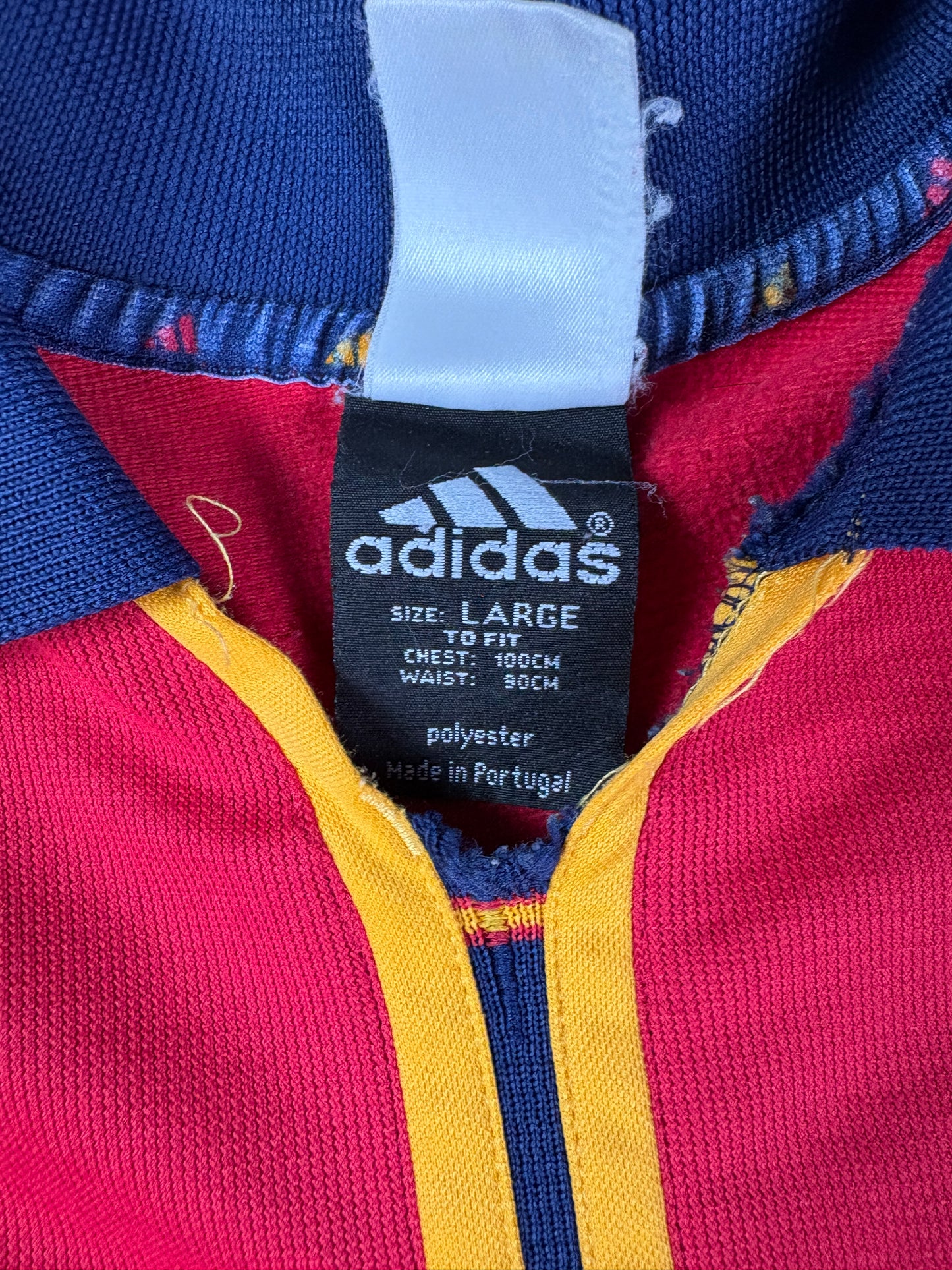 Spain 2000 Home Adidas Football Shirt Large