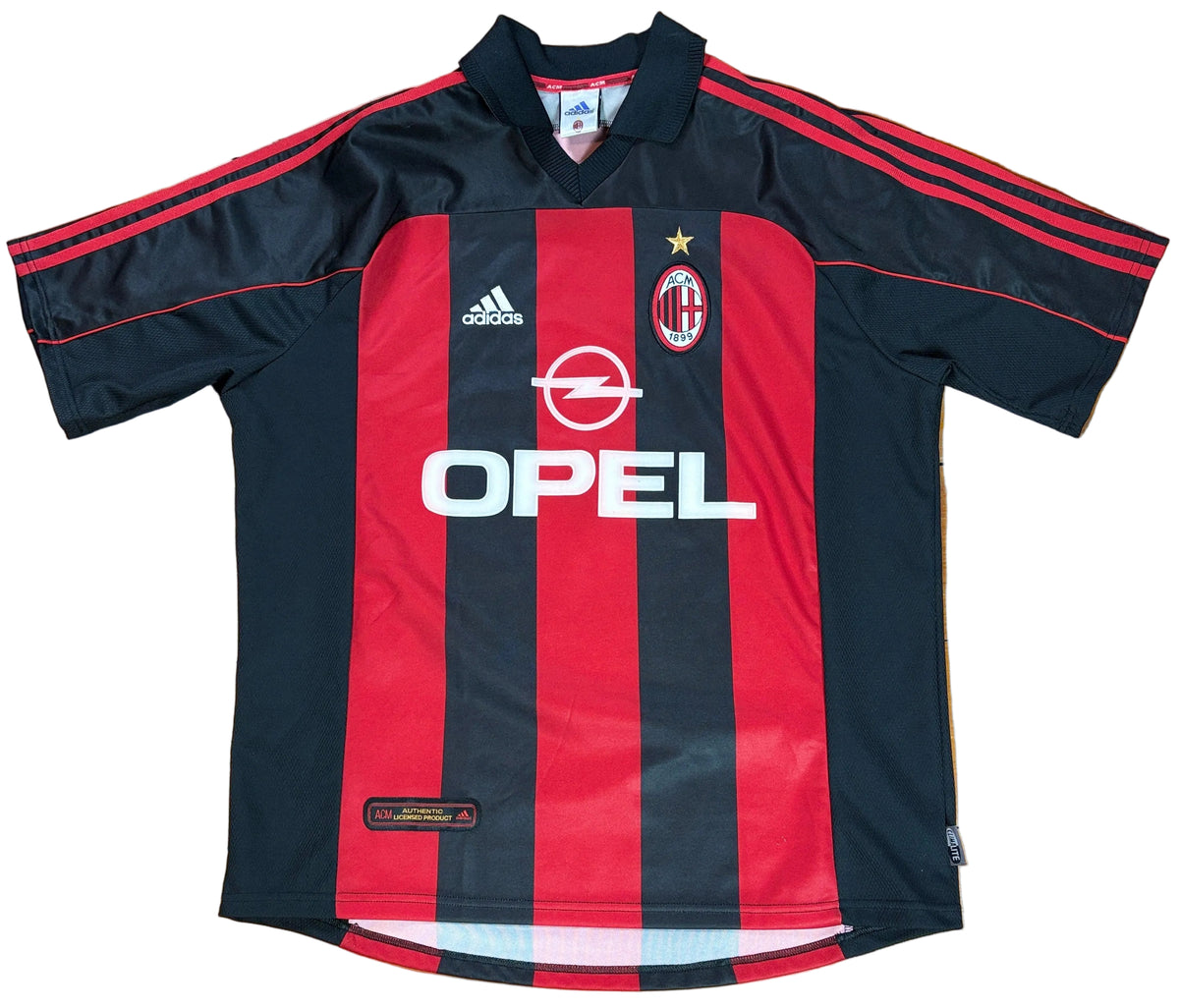 Ac Milan 1998/99 Home Adidas Football Shirt Extra Large Maldini 3