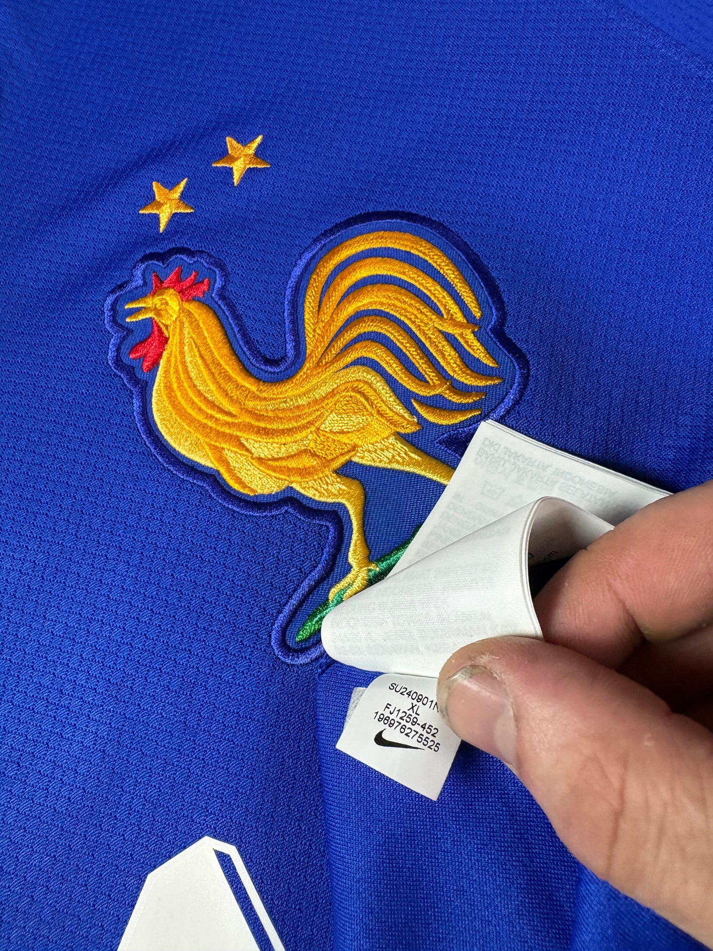 France 2024 Home Nike Football Shirt Extra Large Dembele 11