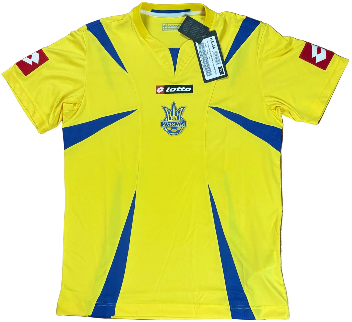 Ukraine 2006 Home Lotto Football Shirt Extra Large