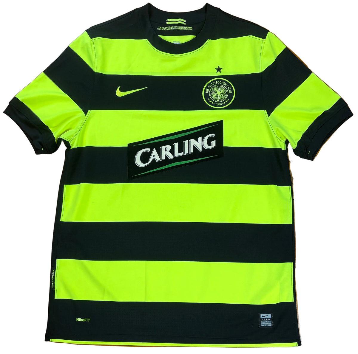 Celtic 2009/10 Away Nike Football Shirt Medium
