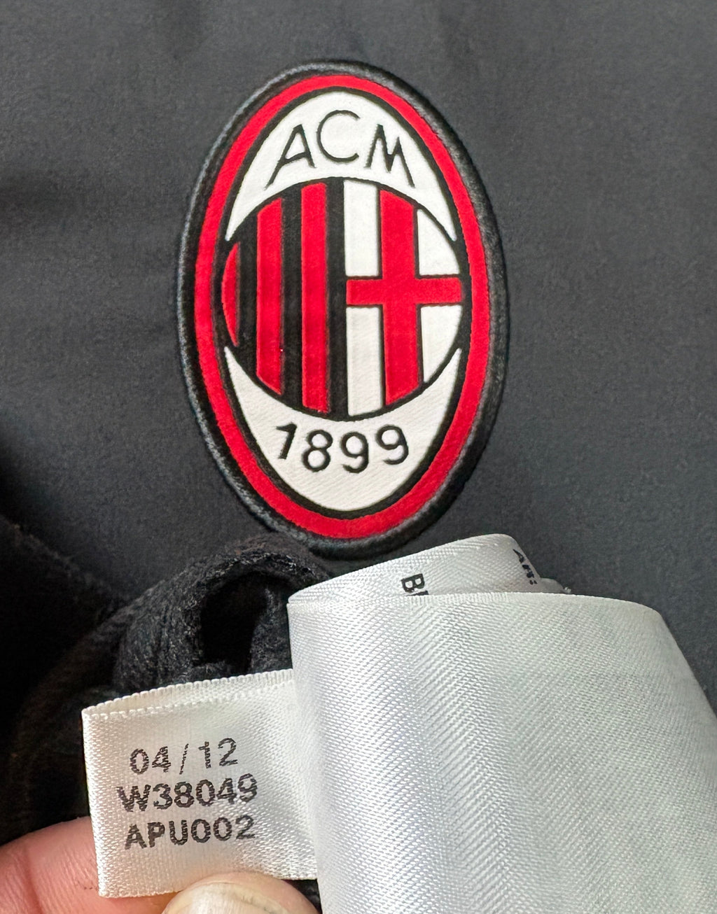 Ac Milan 2012 Jacket Adidas Football Jacket Medium