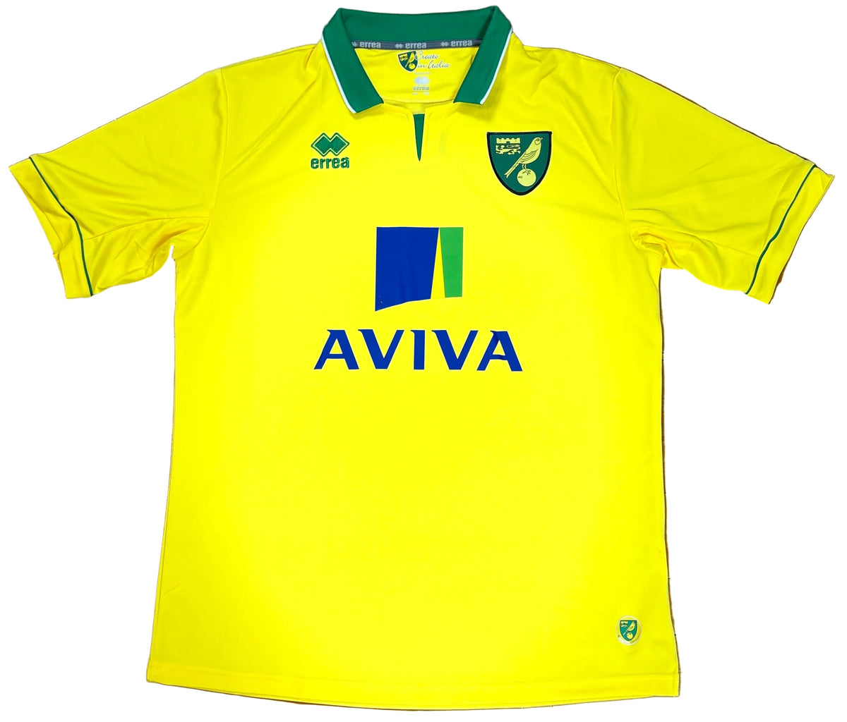 Norwich 2012/13 Home Errea Football Shirt Extra Large Kane 37