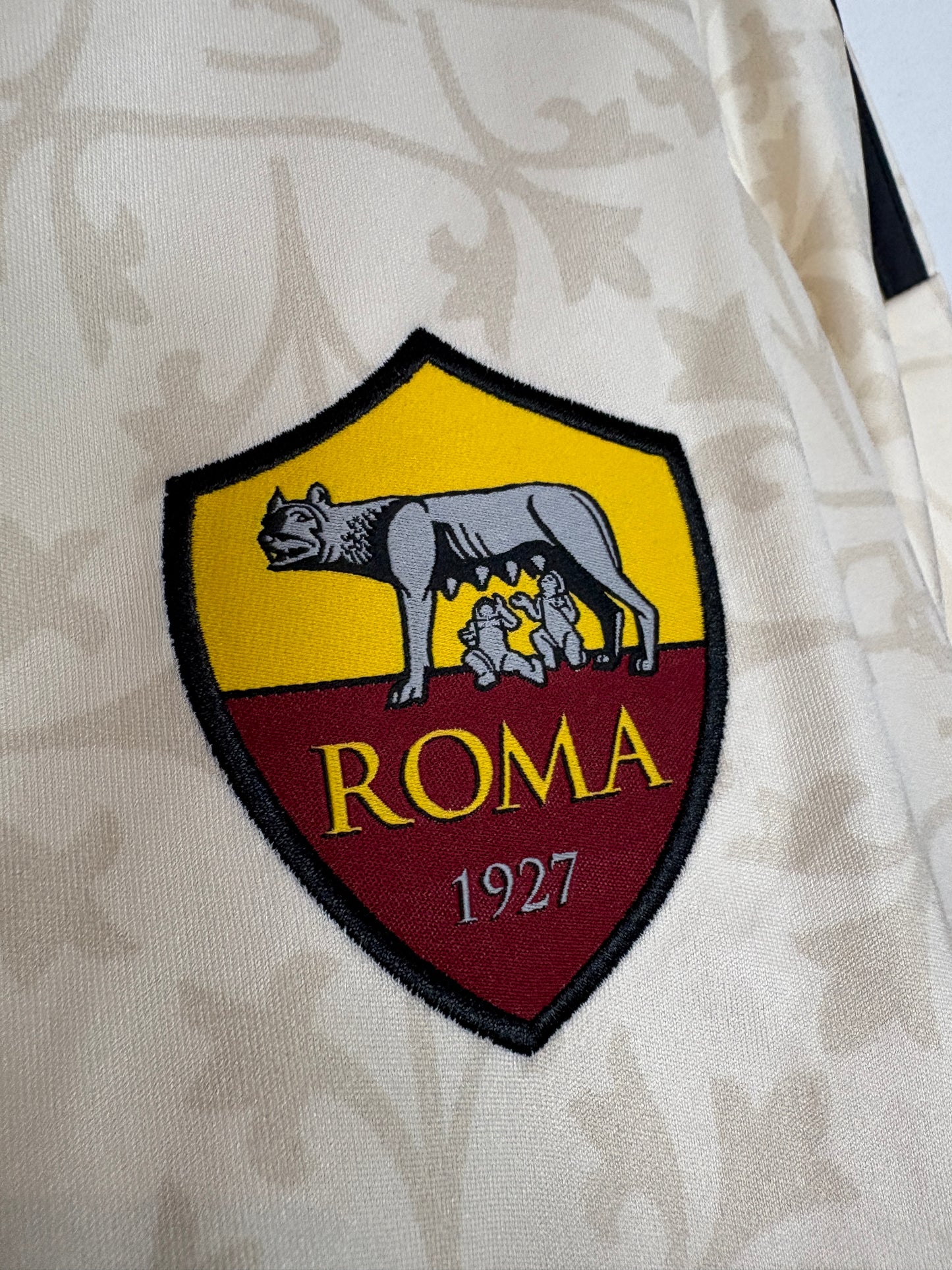 As Roma 2023/24 Away Adidas Football Shirt L Totti 10