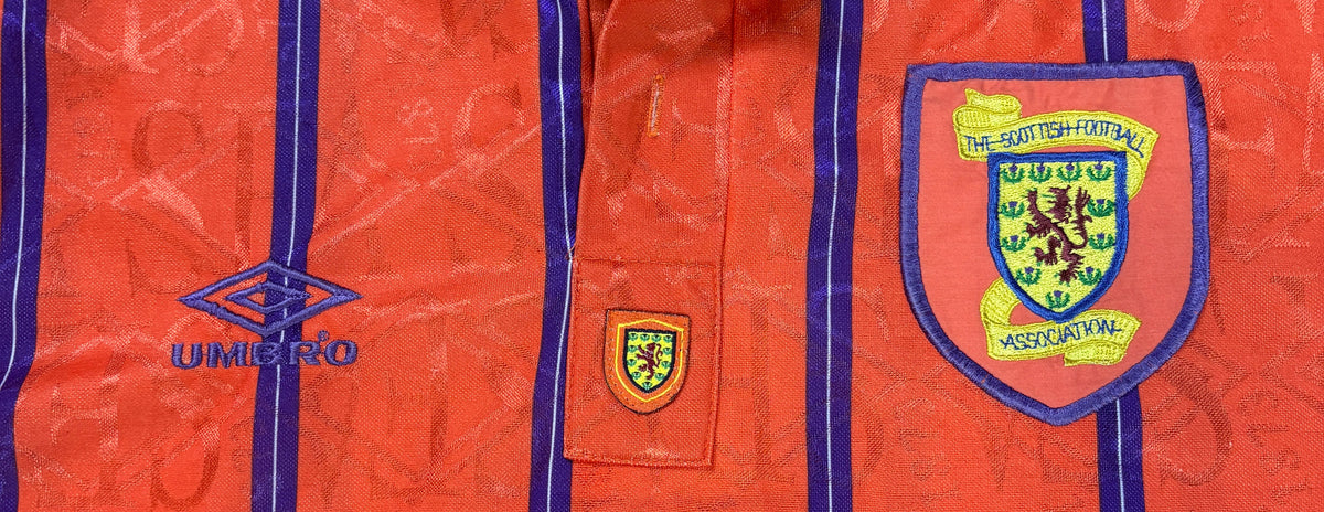 Scotland 1993/95 Away Umbro Football Shirt Extra Large