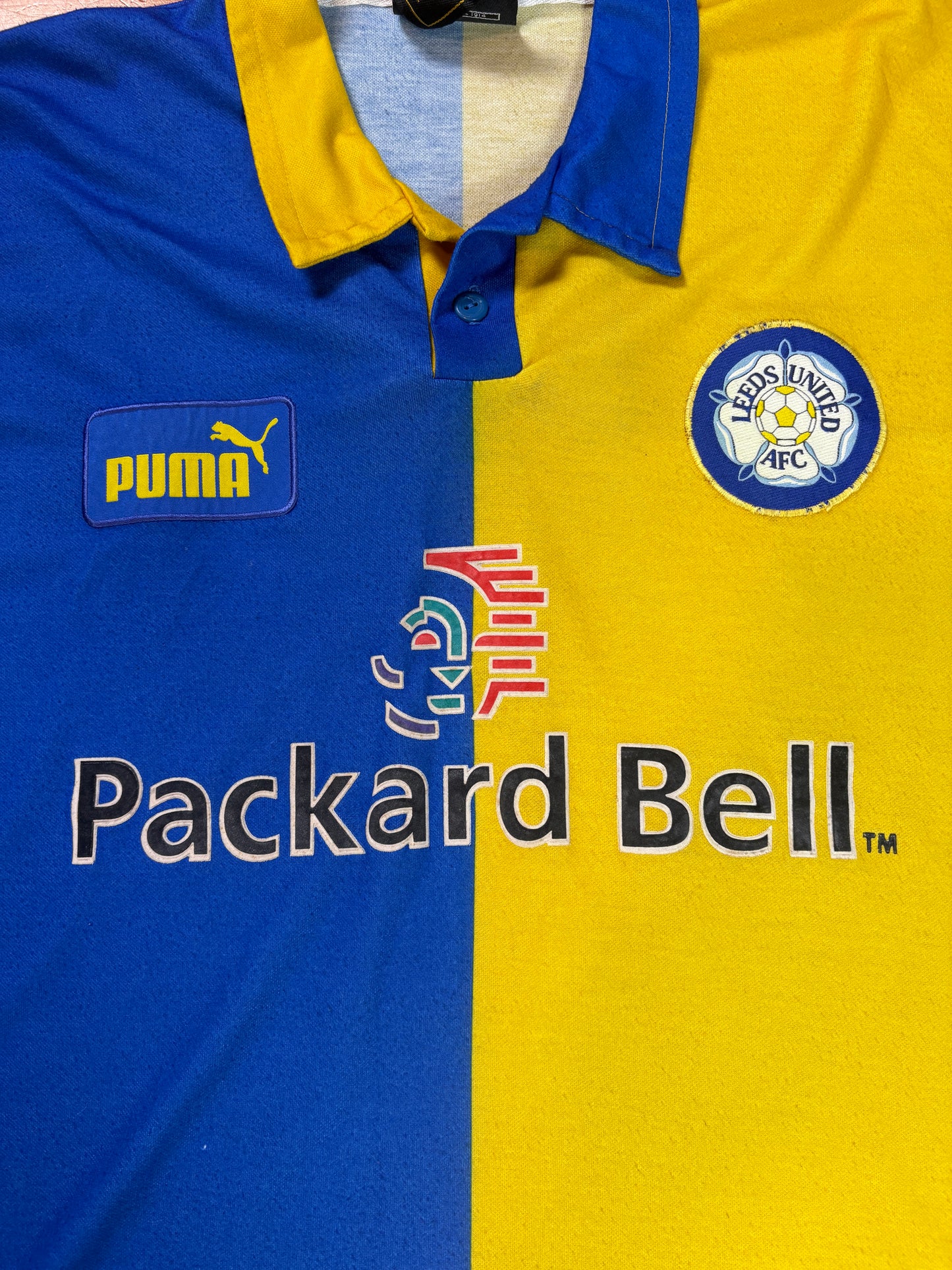 Leeds 1997/98 Away Puma Football Shirt Large