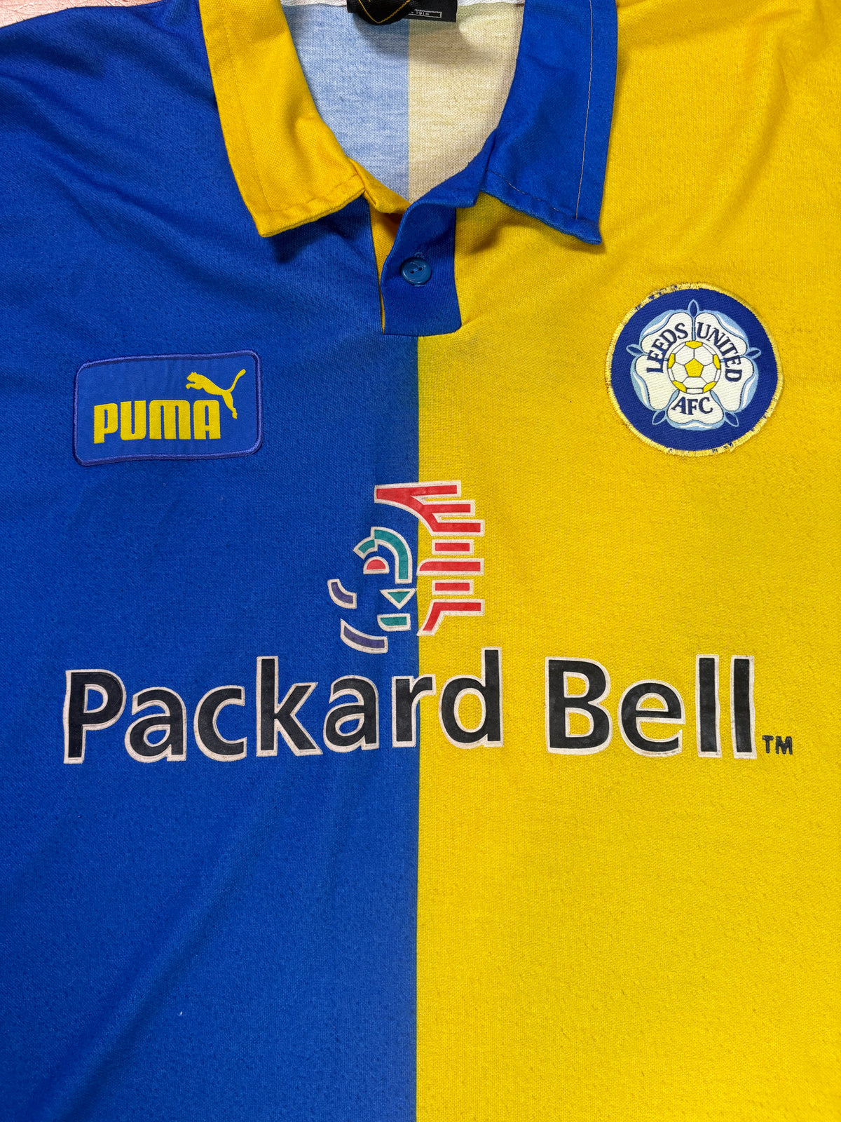 Leeds 1997/98 Away Puma Football Shirt Large