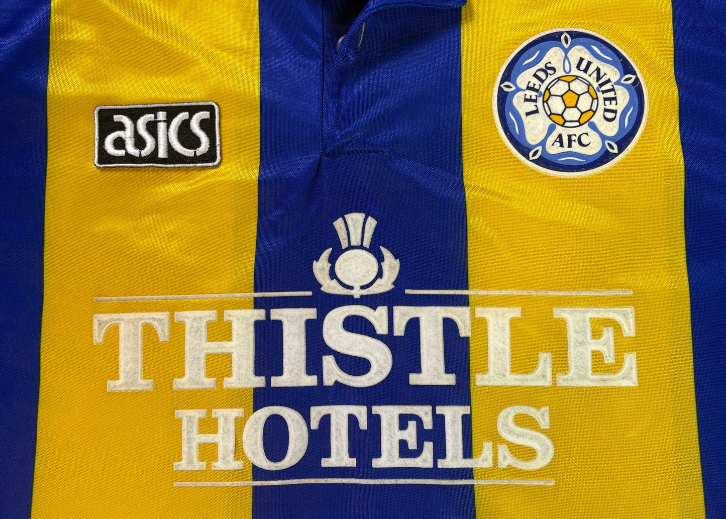 Leeds 1993/95 Home Asics Football Shirt XXL Speed 11