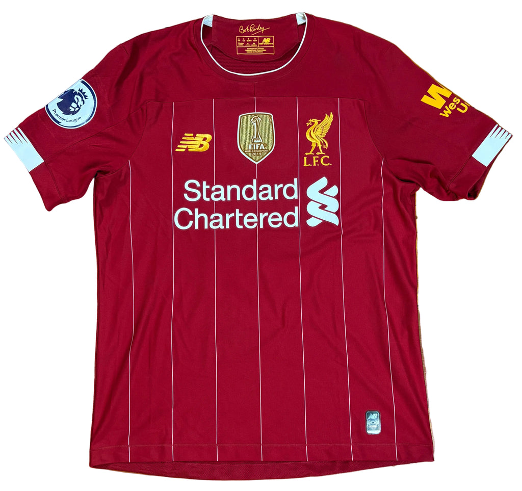 Liverpool 2019/20 Home New Balance Football Shirt Small Salah 11