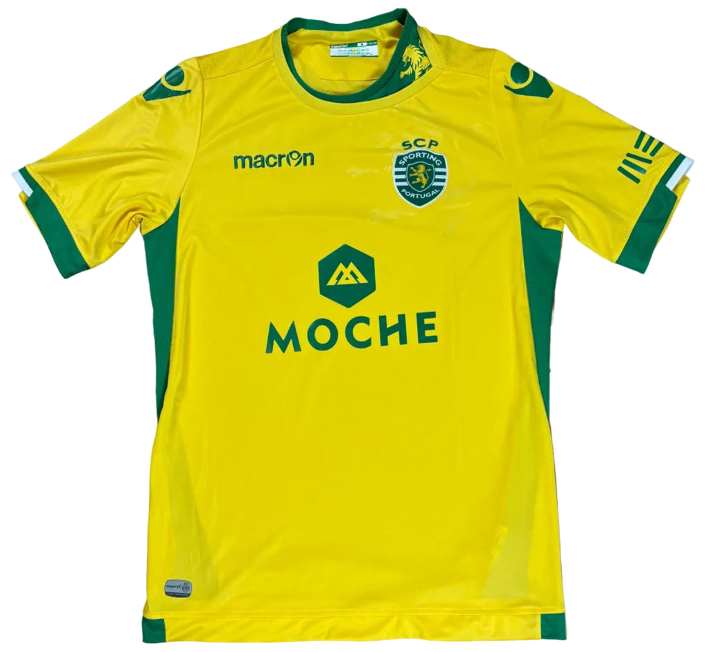 Sporting Lisbon 2014/15 Away Macron Football Shirt Medium