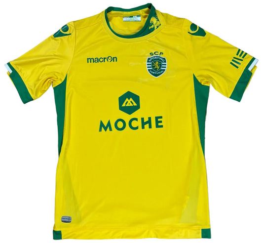 Sporting Lisbon 2014/15 Away Macron Football Shirt Medium