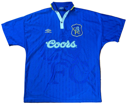 Chelsea 1995/96 Home Umbro Football Shirt Extra Large