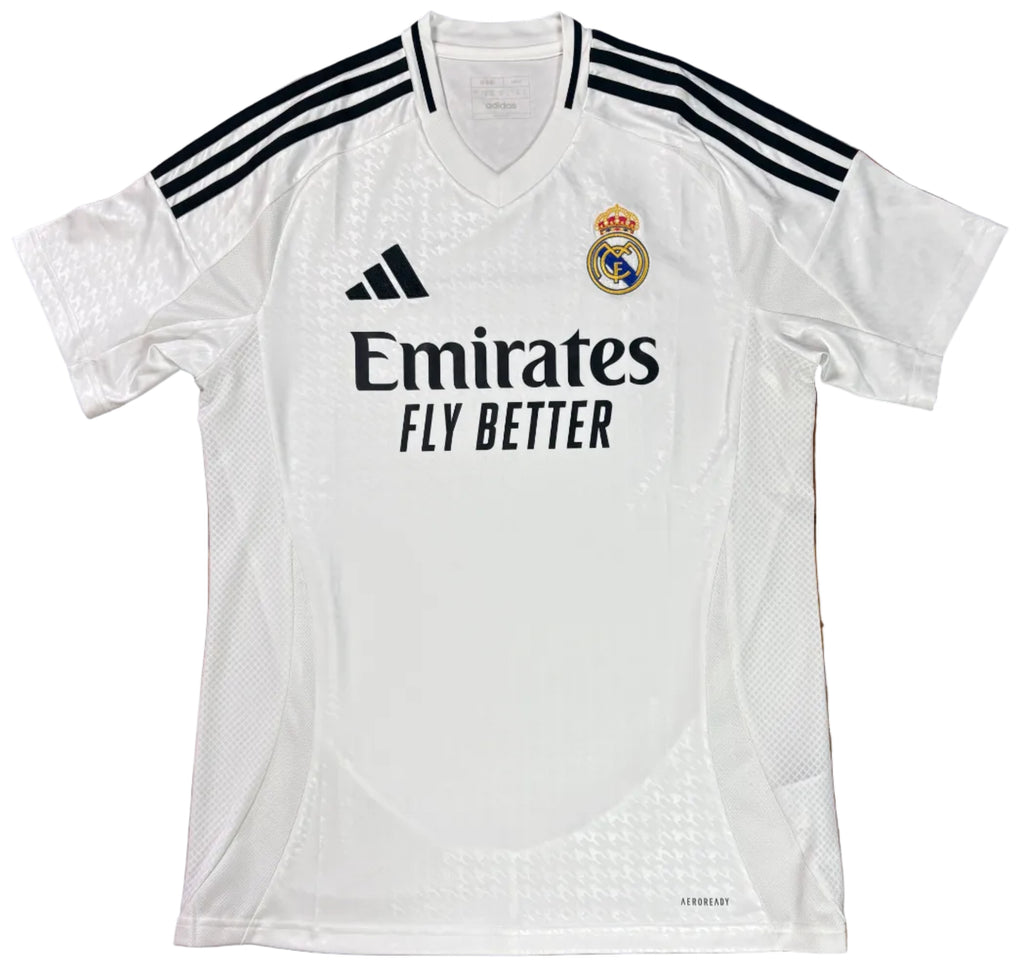 Real Madrid 2024/25 Home Adidas Football Shirt Large