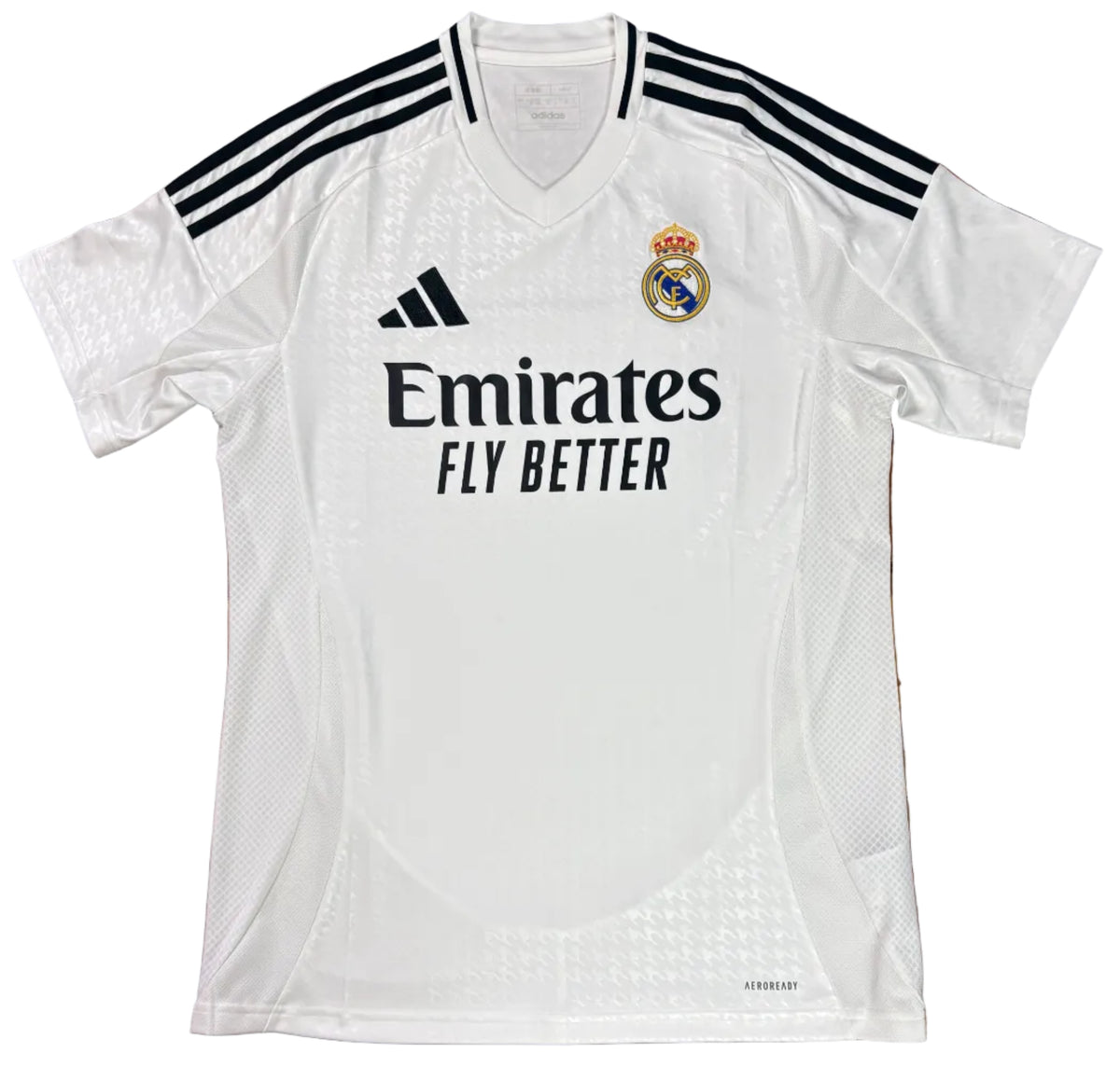 Real Madrid 2024/25 Home Adidas Football Shirt Large
