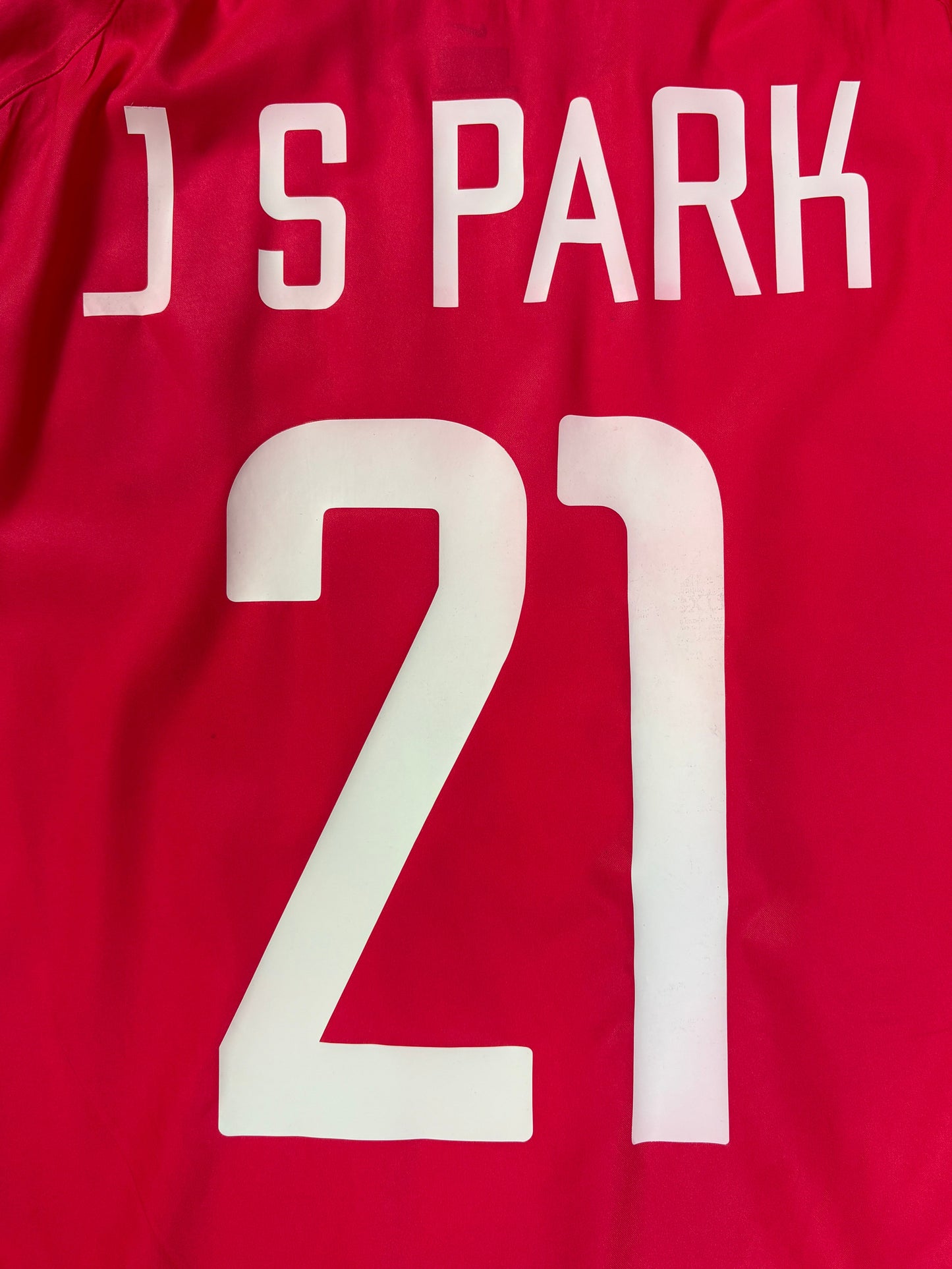 South Korea 2002 Home Nike Football Shirt Extra Large J S Park 21