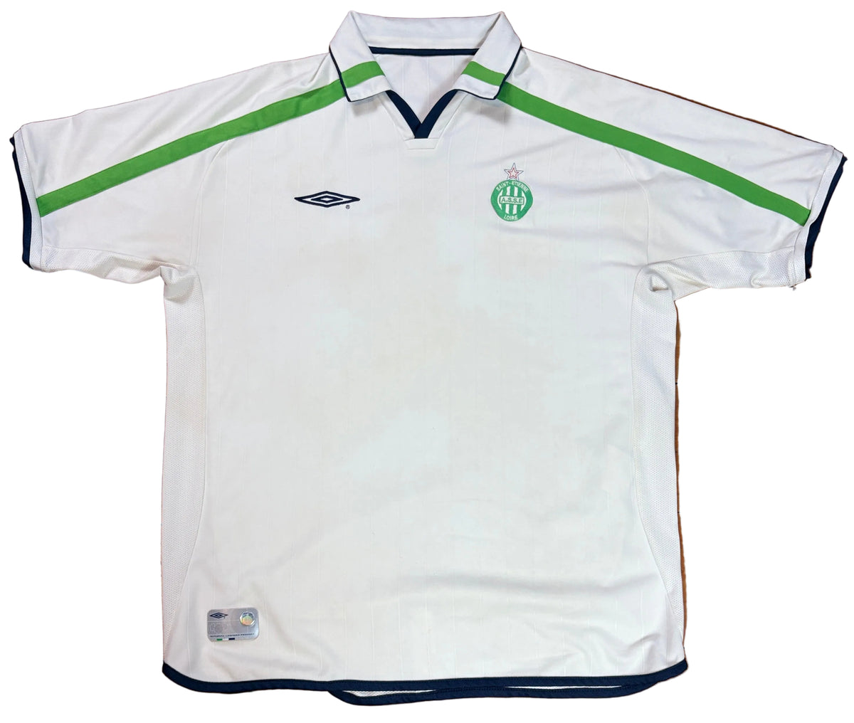 St Etienne 2000/01 Away Umbro Football Shirt Large