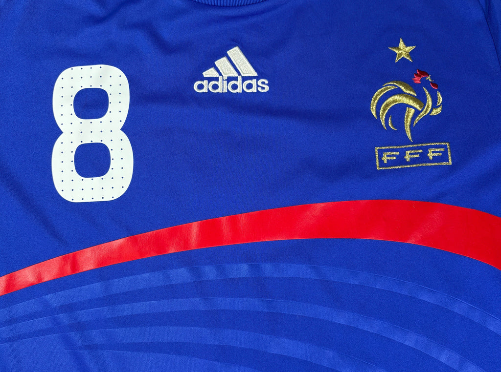 France 2008 Home Adidas Football Shirt Large Anelka 8