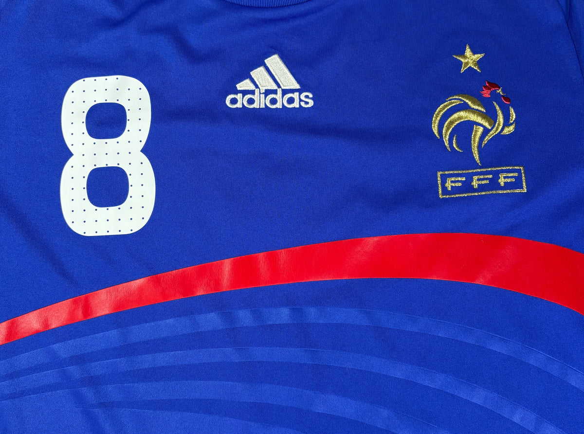France 2008 Home Adidas Football Shirt Large Anelka 8