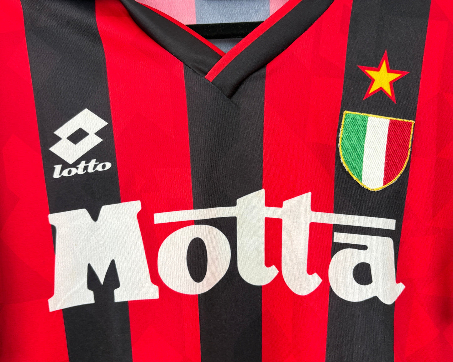 Ac Milan 1993/94 Home Lotto Football Shirt Large