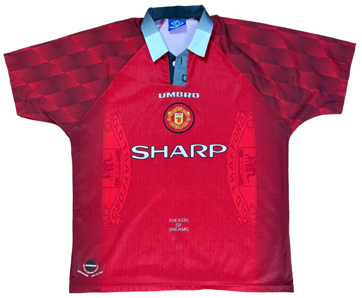 Manchester United 1994/96 Home Umbro Football Shirt Extra Large Cantona 7