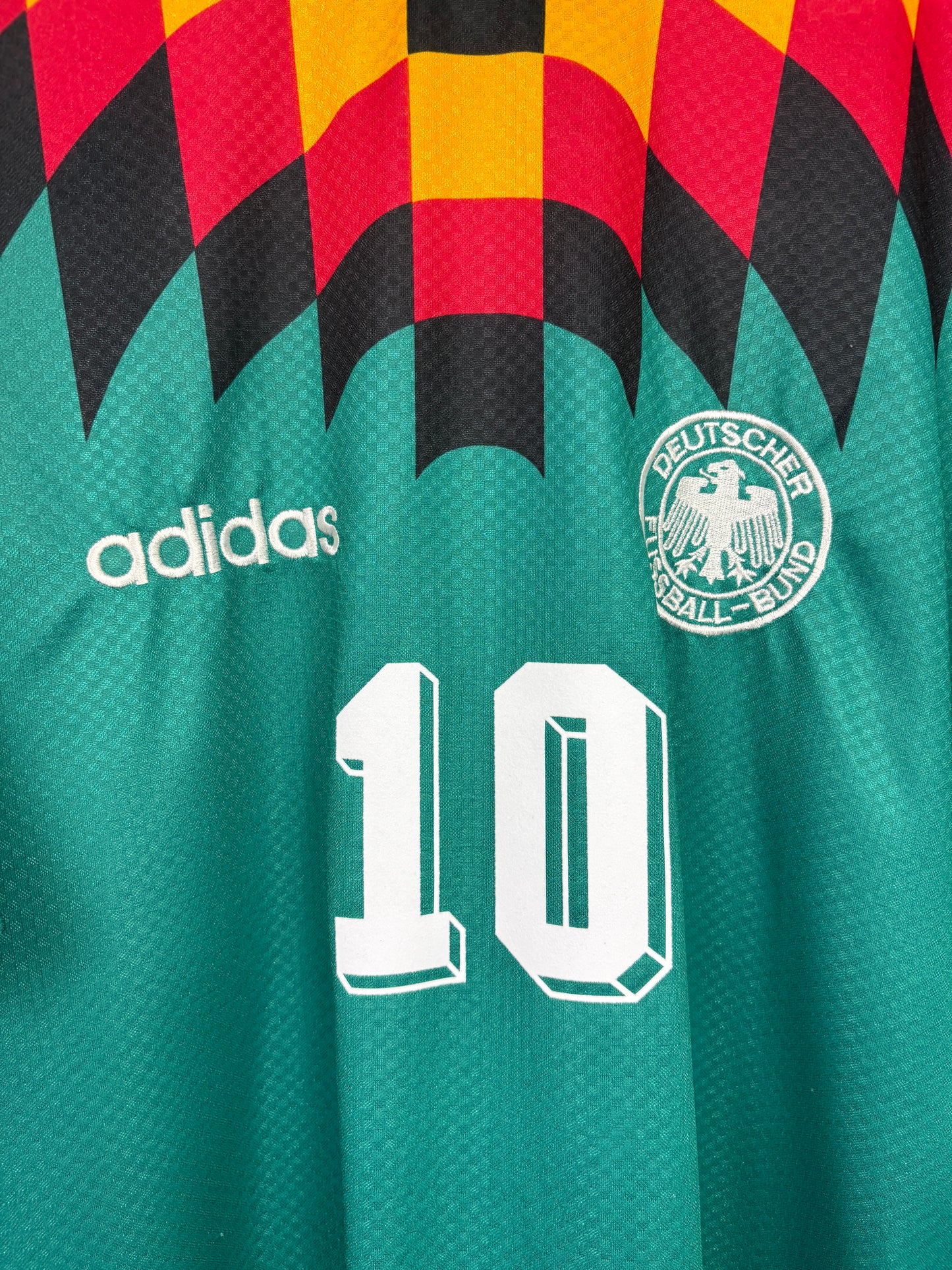 Germany 1994 Away Adidas Football Shirt L Matthaus 10
