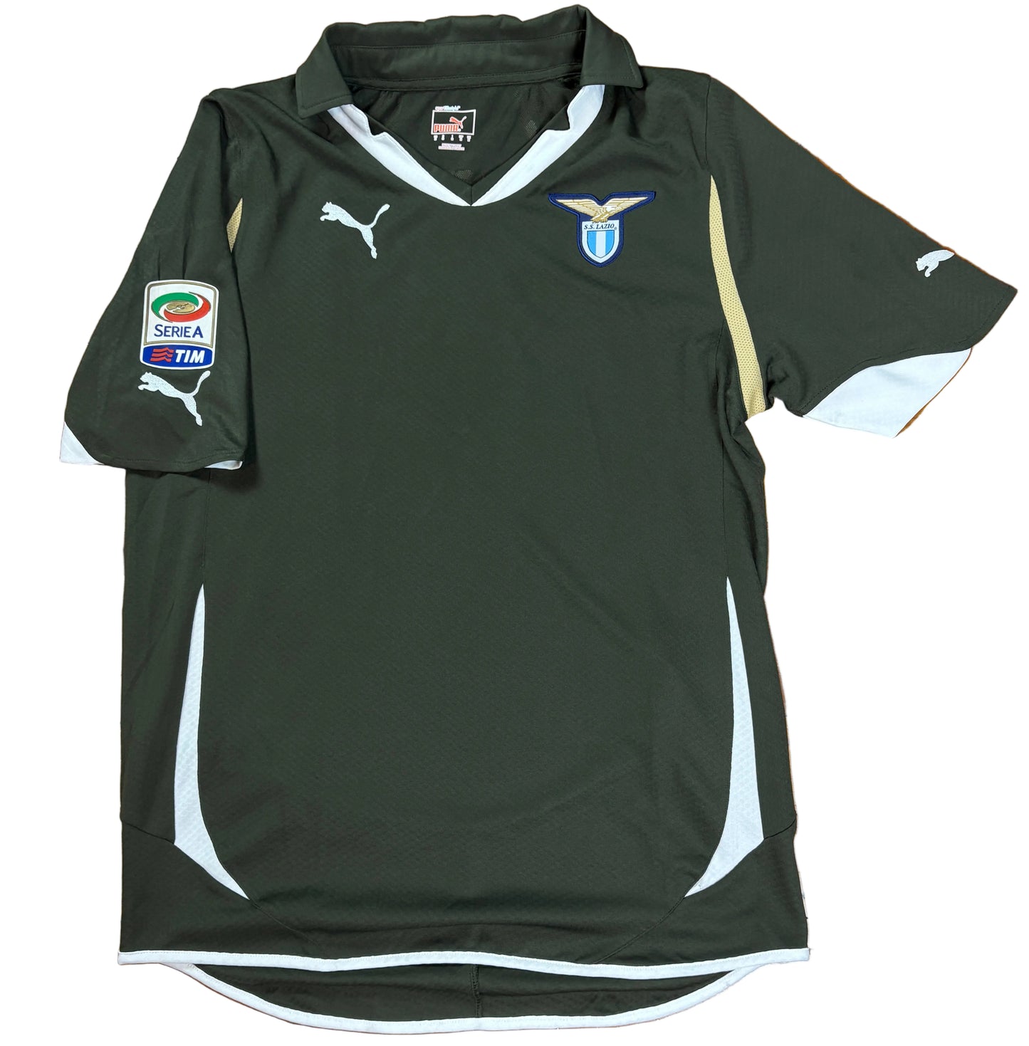 Lazio 2010/11 Away Puma Football Shirt Medium Biava 20
