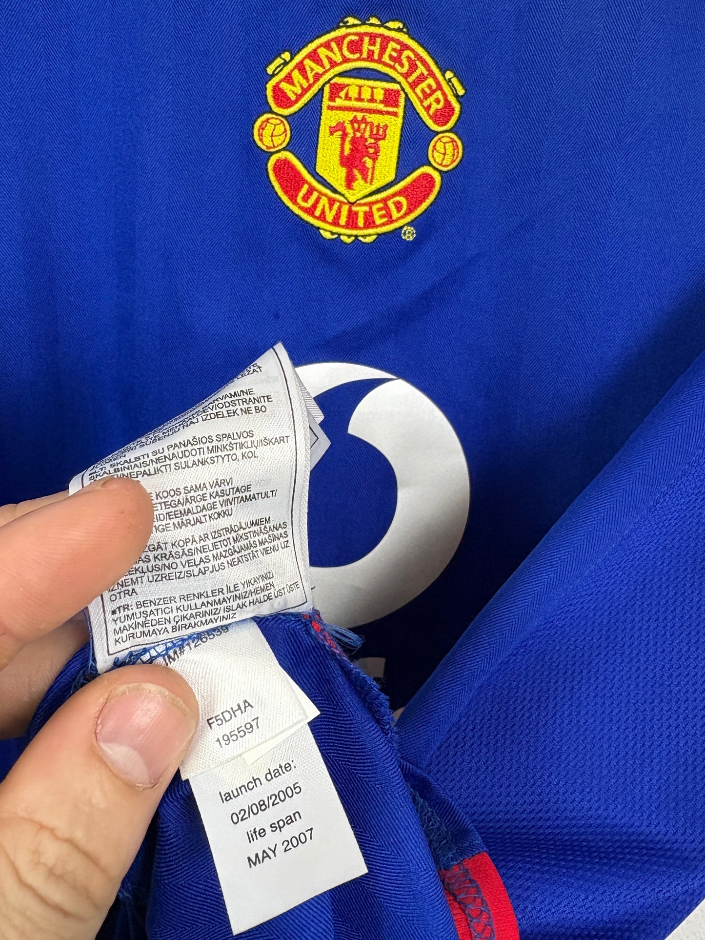 Manchester United 2005/06 Away Nike Football Shirt L Ronaldo 7