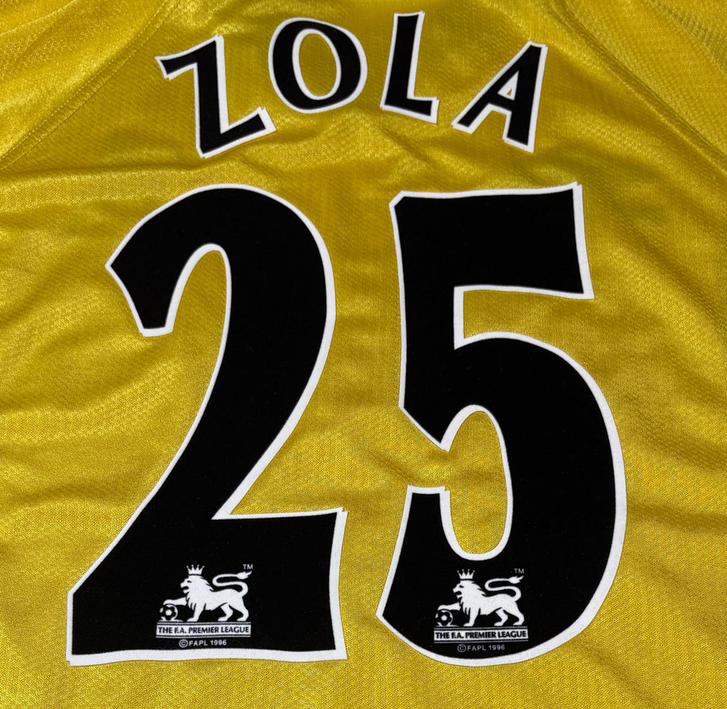 Chelsea 1999/00 Third Umbro Football Shirt Medium Zola 25