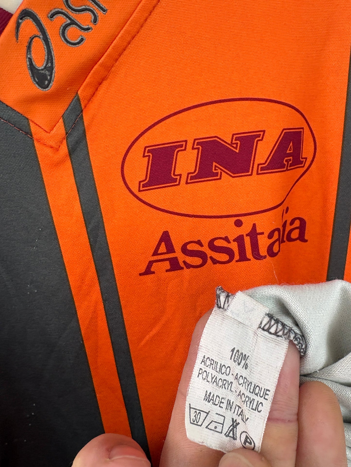 Roma 1996/97 Training Asics Football Shirt Extra Large