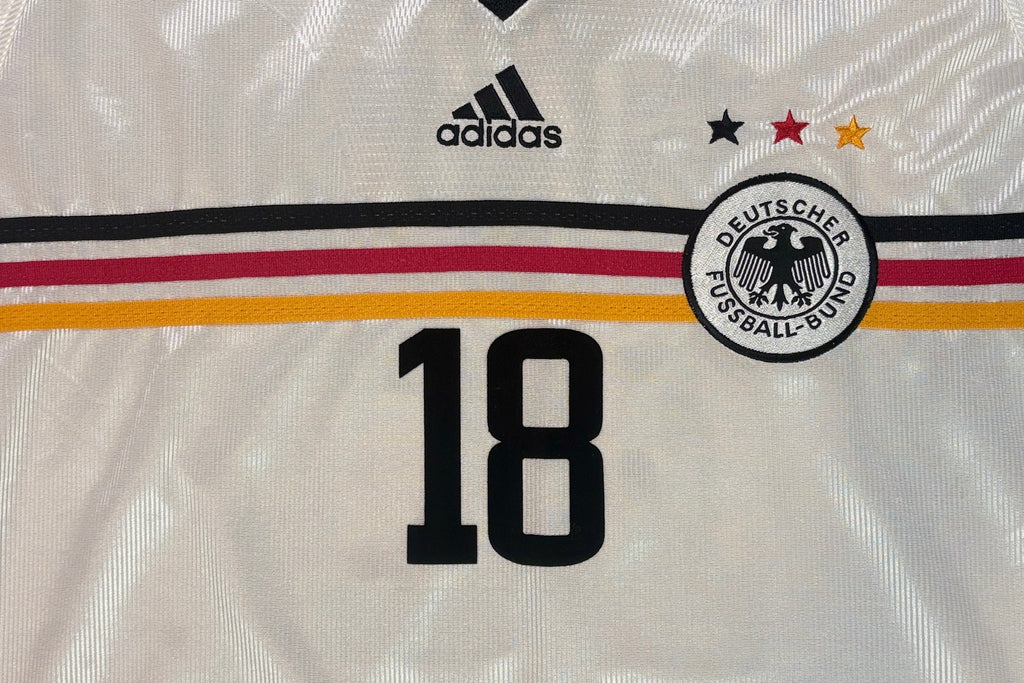 Germany 1998 Home Adidas Football Shirt Large Klinsmann 18