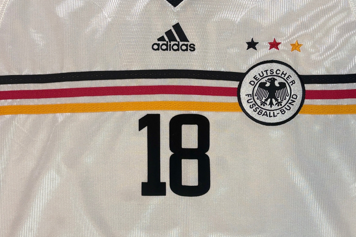 Germany 1998 Home Adidas Football Shirt Large Klinsmann 18