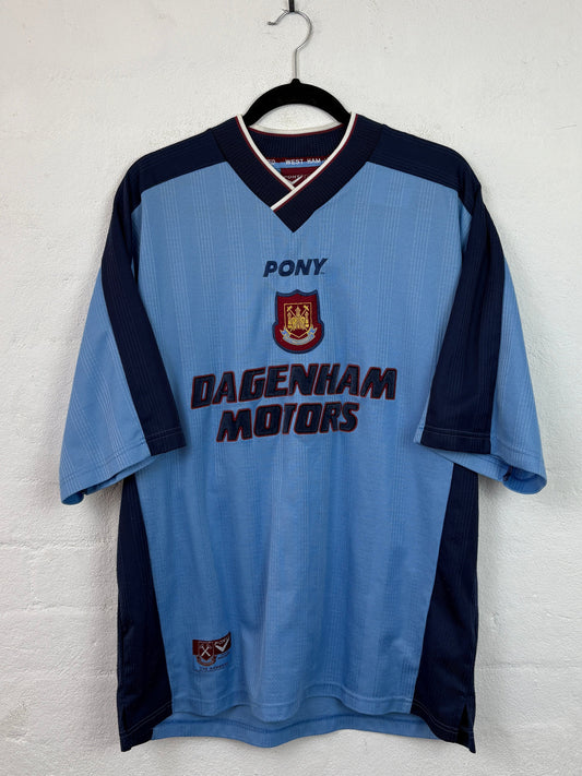 West Ham 1998/99 Third Pony Football Shirt Extra Large