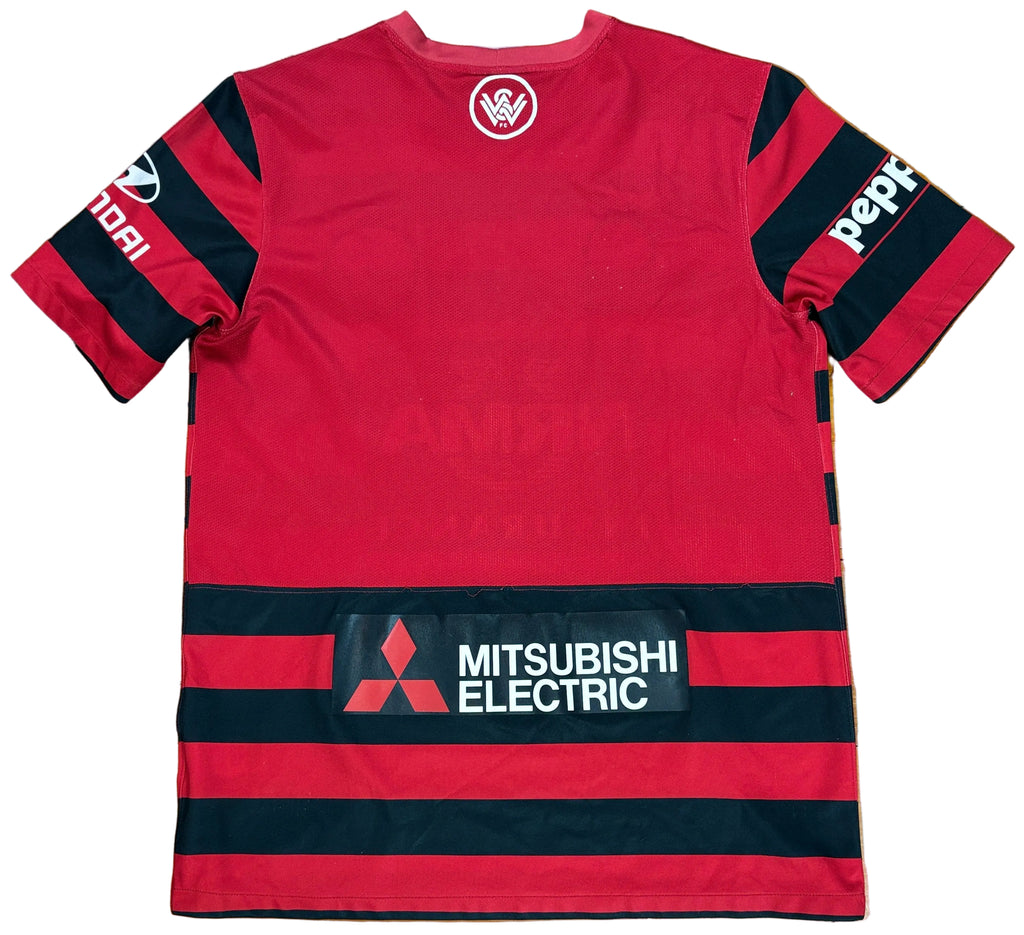 Western Sydney Wanders 2014/15 Home Nike Football Shirt Large