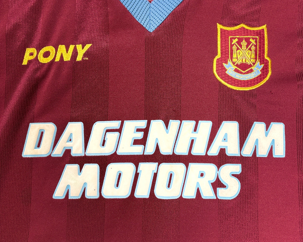 West Ham 1998/99 Home Pony Football Shirt Extra Large