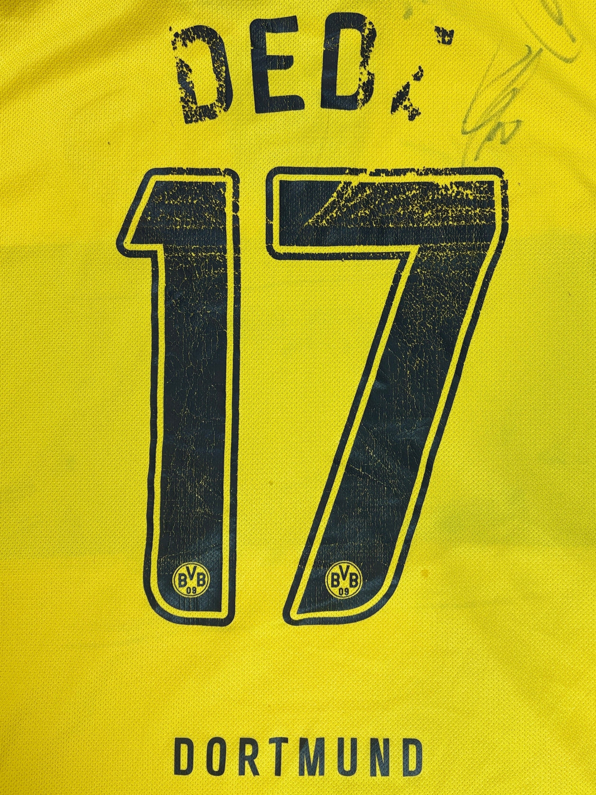 Dortmund 2007/08 Home Nike Football Shirt Small Dede 17