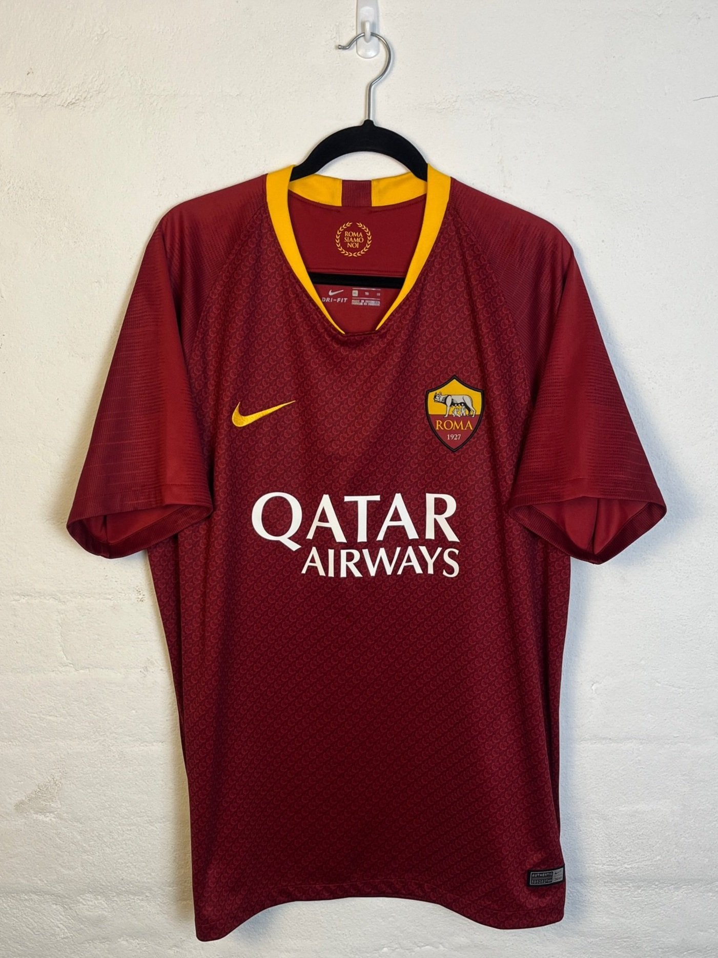 As Roma 2018/19 Home Extra Large De Rossi 18
