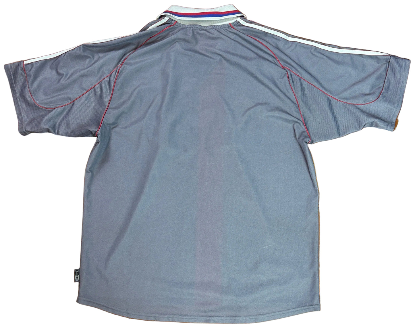 Lyon 2001/02 Home Adidas Football Shirt Extra Large