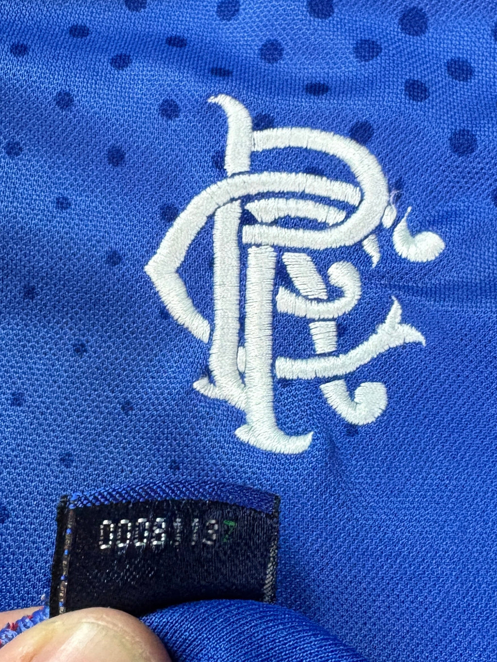 Rangers 2002/03 Home Diadora Football Shirt Large