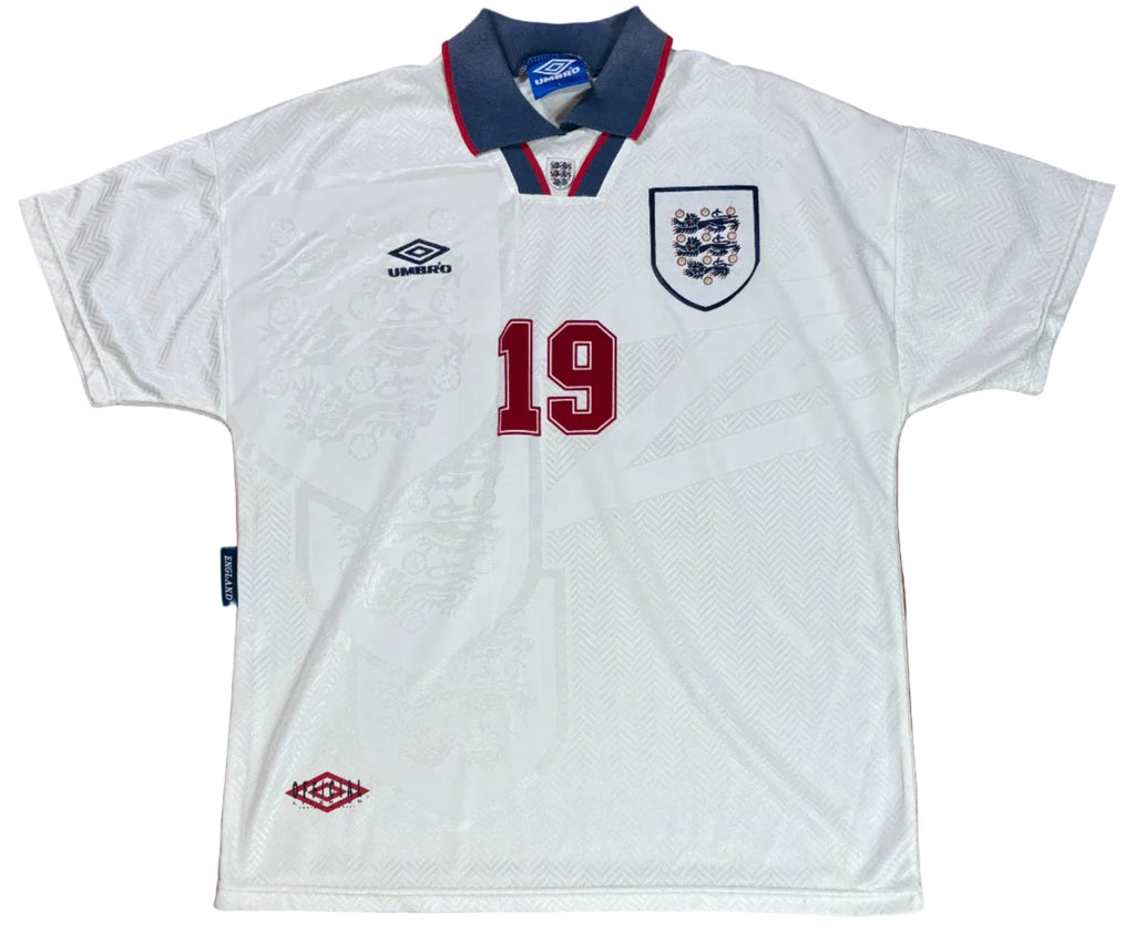England 1994 Home Umbro Football Shirt Large Gascoine 19