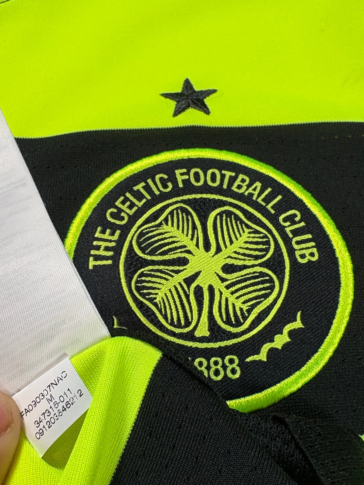 Celtic 2009/10 Away Nike Football Shirt Medium