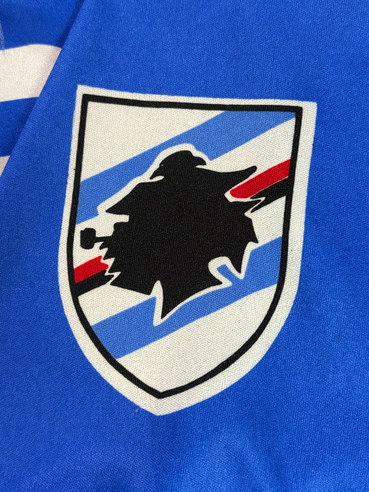 Sampdoria 1990/91 Home Asics Football Shirt Large 10