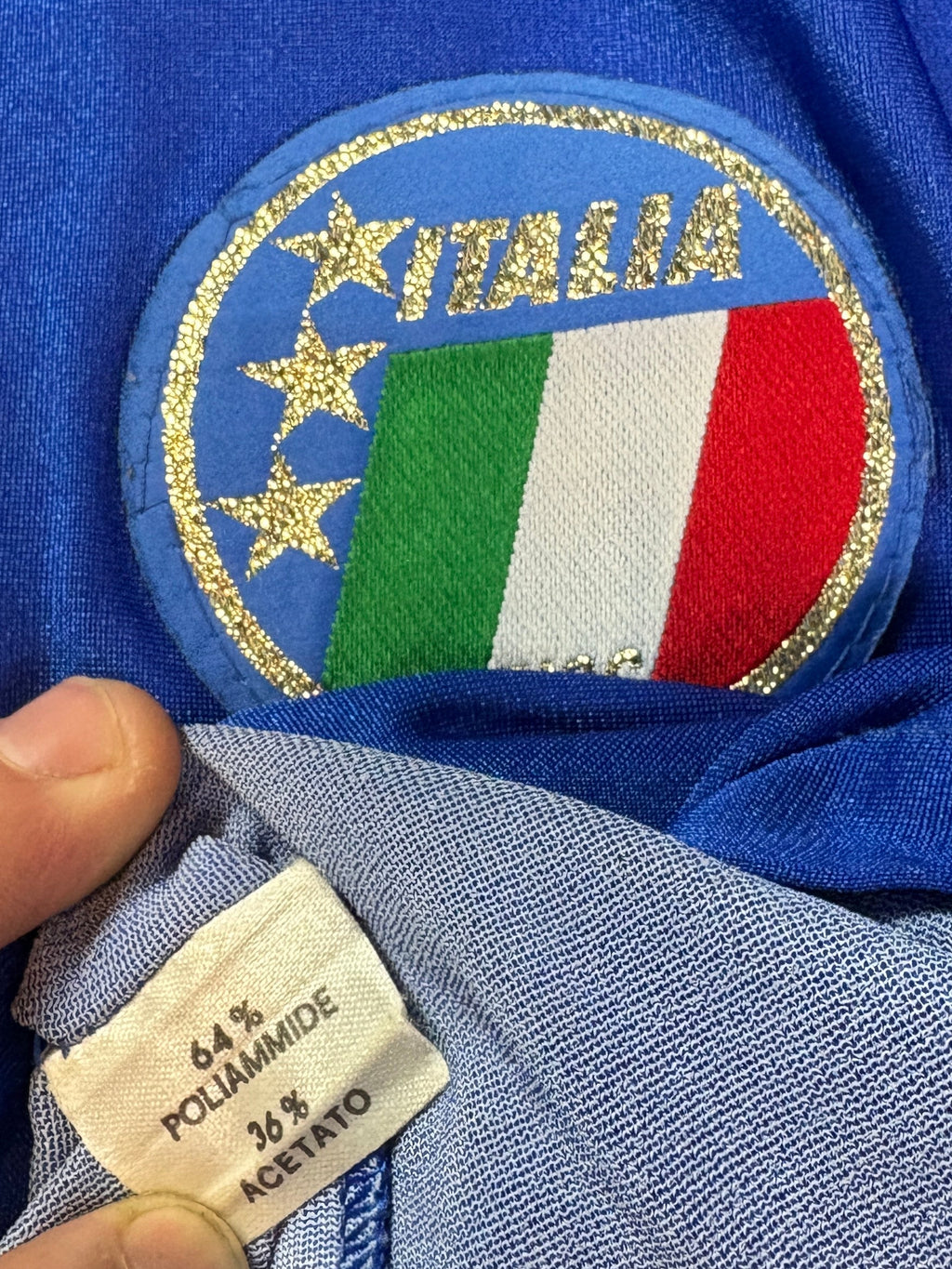 Italy 1990 Home Diadora Football Shirt Large 18