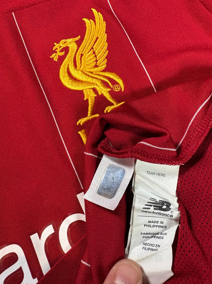 Liverpool 2019/20 Home New Balance Football Shirt Medium Firmino 9