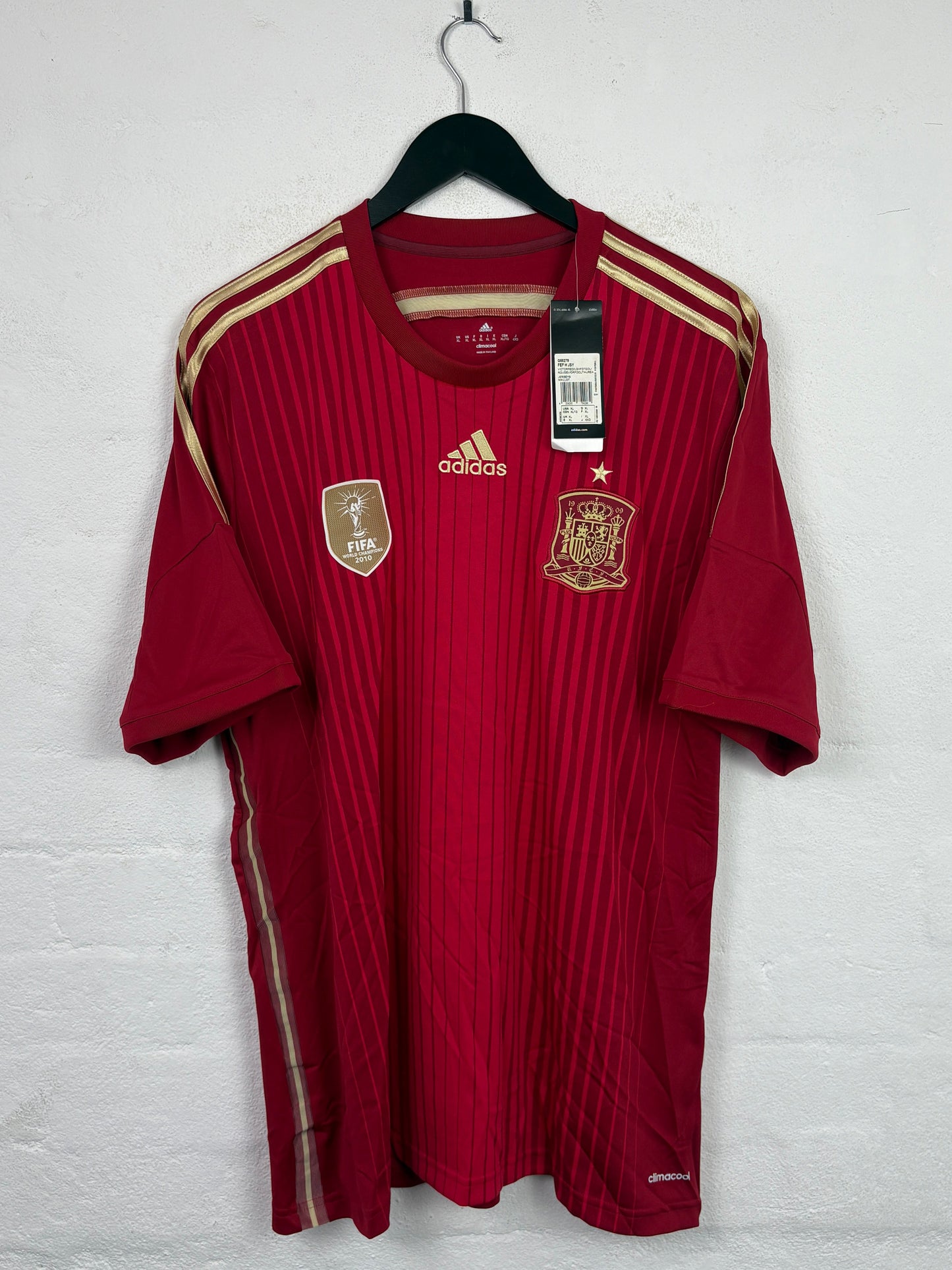 Spain 2014 Home Adidas Football Shirt XL