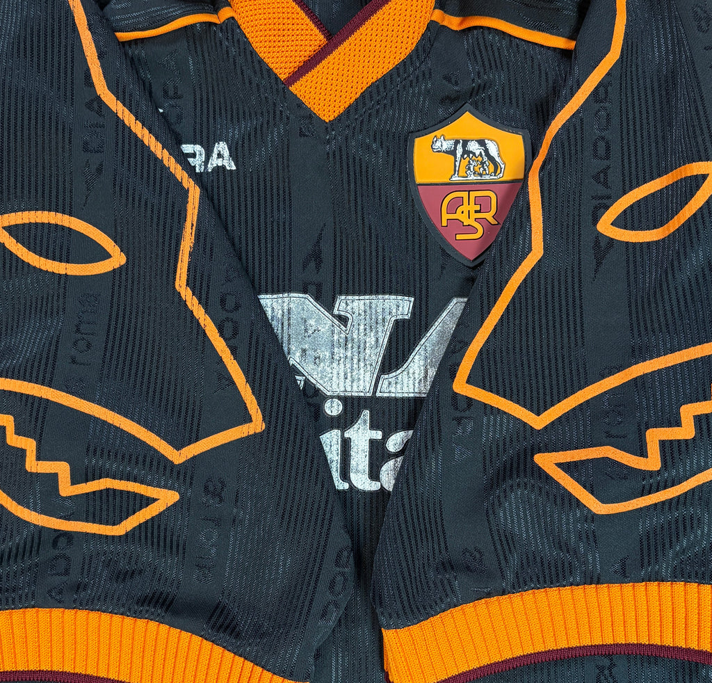 As Roma 1999/00 Third Diadora Football Shirt Extra Large