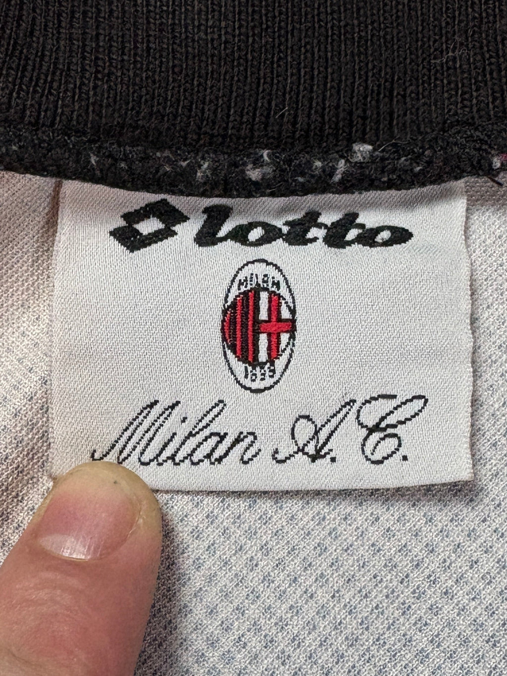 Ac Milan 1995/96 Training Lotto Football Shirt Extra Large
